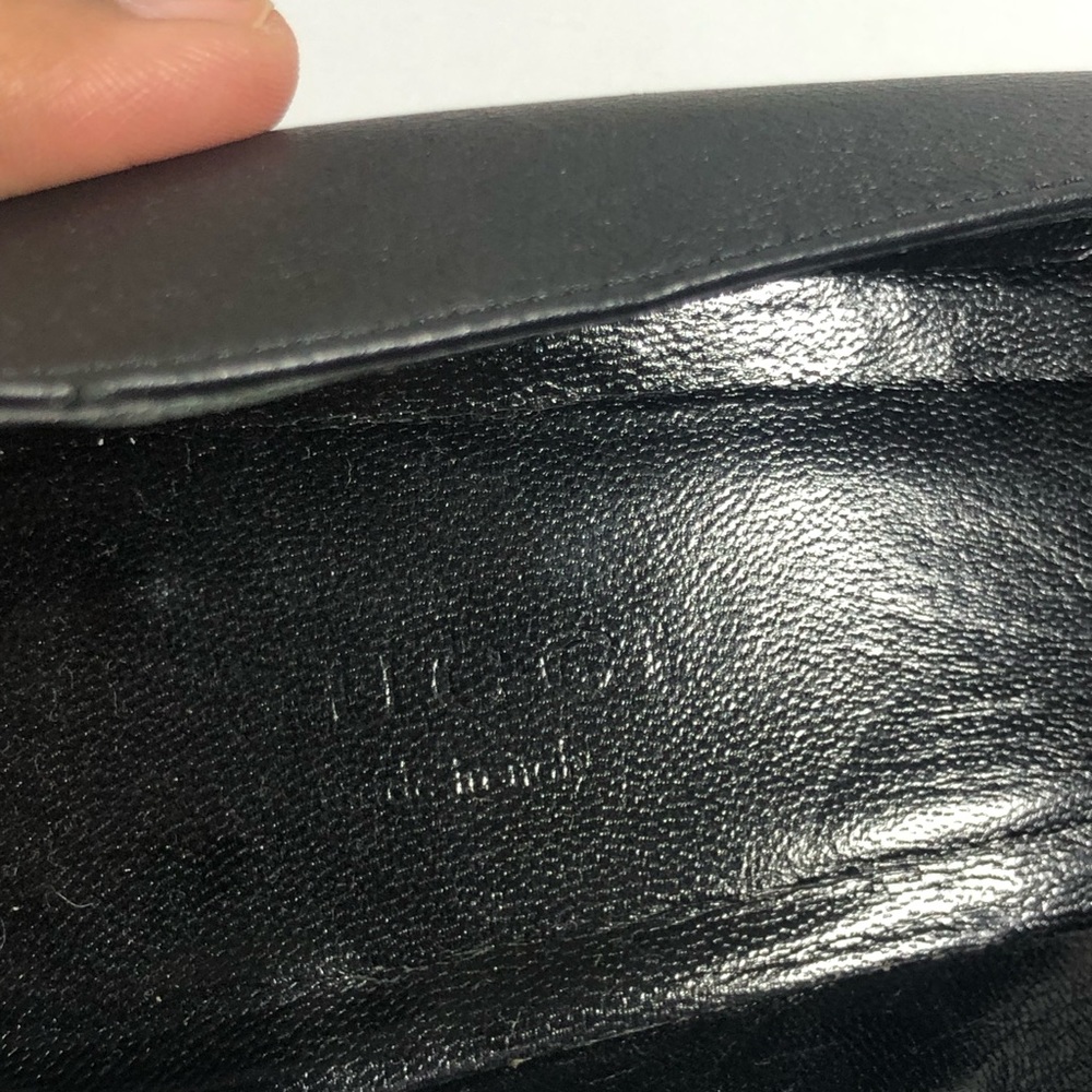 Gucci Loafers Silver Stud Logo Heel Classic Edgy Size 37 - Picture 7 of 9